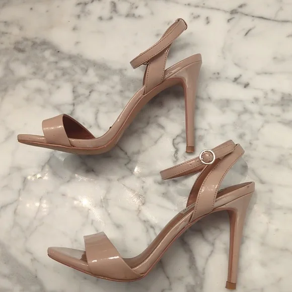 Steve Madden Reno Nude Heels - Picture 3 of 11